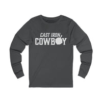 Cast Iron Cowboy Logo Long Sleeved Tee