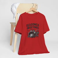 Seasoned Greetings Holiday T-Shirt for Adults