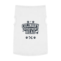 Culinary Department Head Pet Tank Top