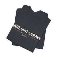 God, Grit & Gravy Tee