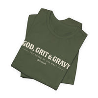 God, Grit & Gravy Tee