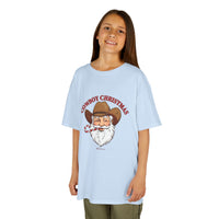 Cowboy Christmas' Santa - Youth Tee; Kids Sizes