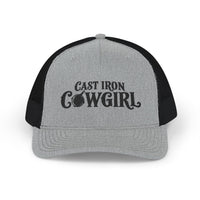 Cast Iron Cowgirl Snapback Trucker Cap