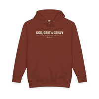 God, Grit, and Gravy Hoodie - Cowboy Kent Rollins