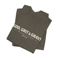 God, Grit & Gravy Tee