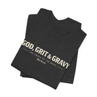 God, Grit & Gravy Tee