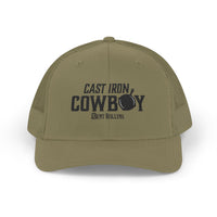 Cast Iron Cowboy Embroidered Trucker Cap