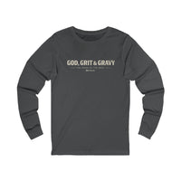 God, Grit & Gravy Long Sleeve Tee