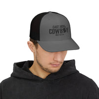 Cast Iron Cowboy Embroidered Trucker Cap