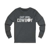 Cast Iron Cowboy Logo Long Sleeved Tee