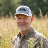 Cast Iron Cowboy Embroidered Trucker Cap