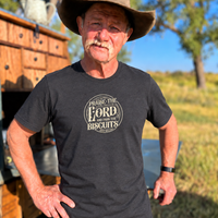 "Praise the Lord and Pass the Biscuits" - Cowboy Kent Rollins' Graphic Tee