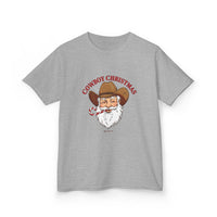 Cowboy Christmas' Santa - Youth Tee; Kids Sizes