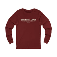 God, Grit & Gravy Long Sleeve Tee