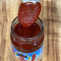 Spoonful of mild cowboy ketchup.