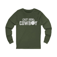 Cast Iron Cowboy Logo Long Sleeved Tee
