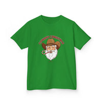 Cowboy Christmas' Santa - Youth Tee; Kids Sizes