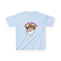 Cowboy Christmas' Santa - Youth Tee; Kids Sizes
