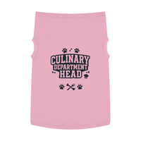 Culinary Department Head Pet Tank Top