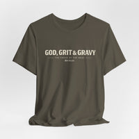 God, Grit & Gravy Tee