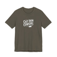 Cast Iron Cowgirl T-Shirt — Adult Unisex Classic Fit