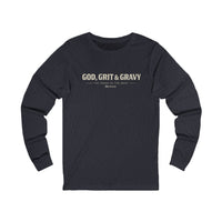 God, Grit & Gravy Long Sleeve Tee