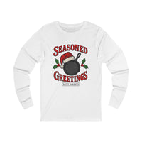 Seasoned Greetings Christmas Adult Long Sleeve Tee