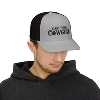 Cast Iron Cowgirl Snapback Trucker Cap