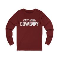Cast Iron Cowboy Logo Long Sleeved Tee