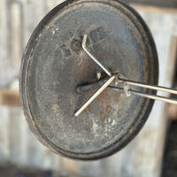 Vintage Lodge cast iron pan lid.