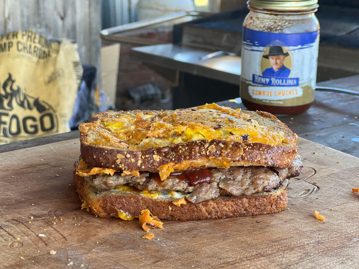 Egg in a Hole Breakfast Sandwich