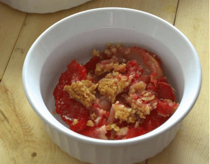 Raspberry Apple Crumble