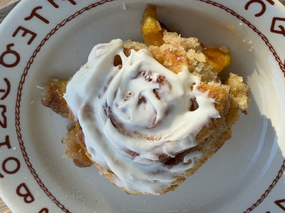 Cinnamon Rolls with Stewed Apples