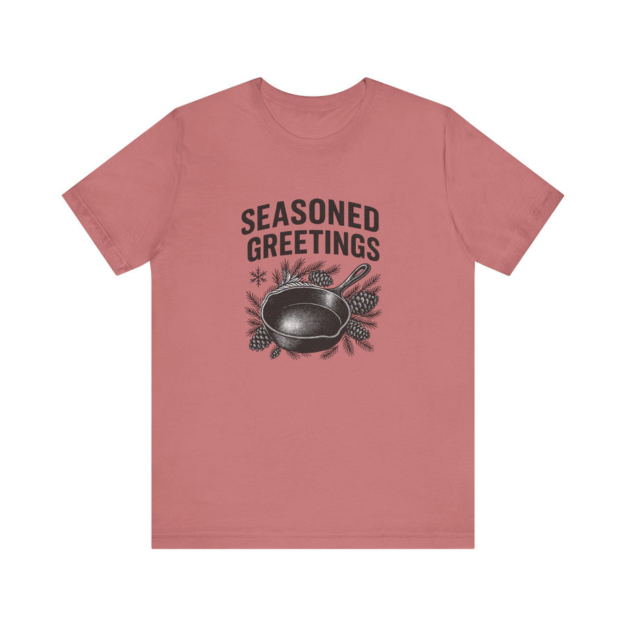 Seasoned Greetings Holiday T-Shirt for Adults