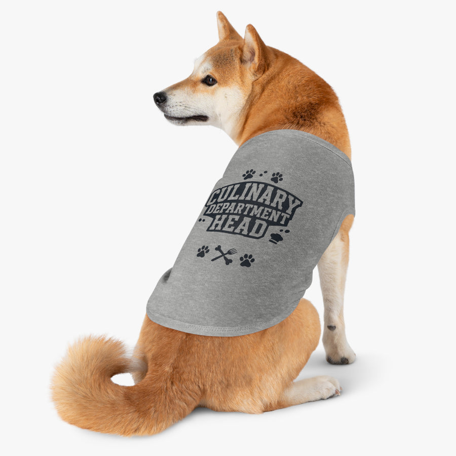 Culinary Department Head Pet Tank Top