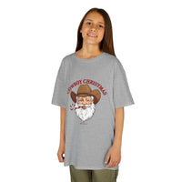 Cowboy Christmas' Santa - Youth Tee; Kids Sizes