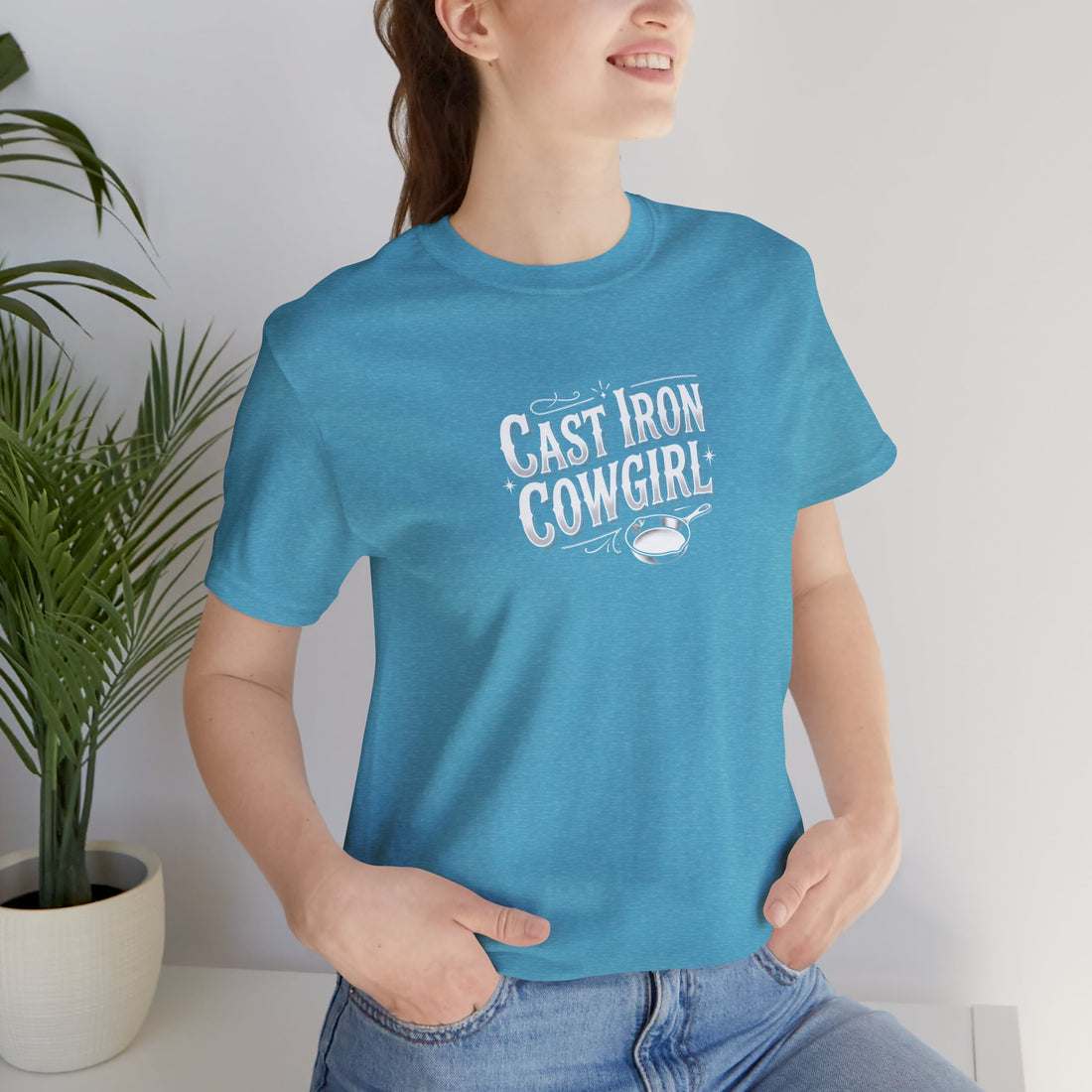 Cast Iron Cowgirl T-Shirt — Adult Unisex Classic Fit