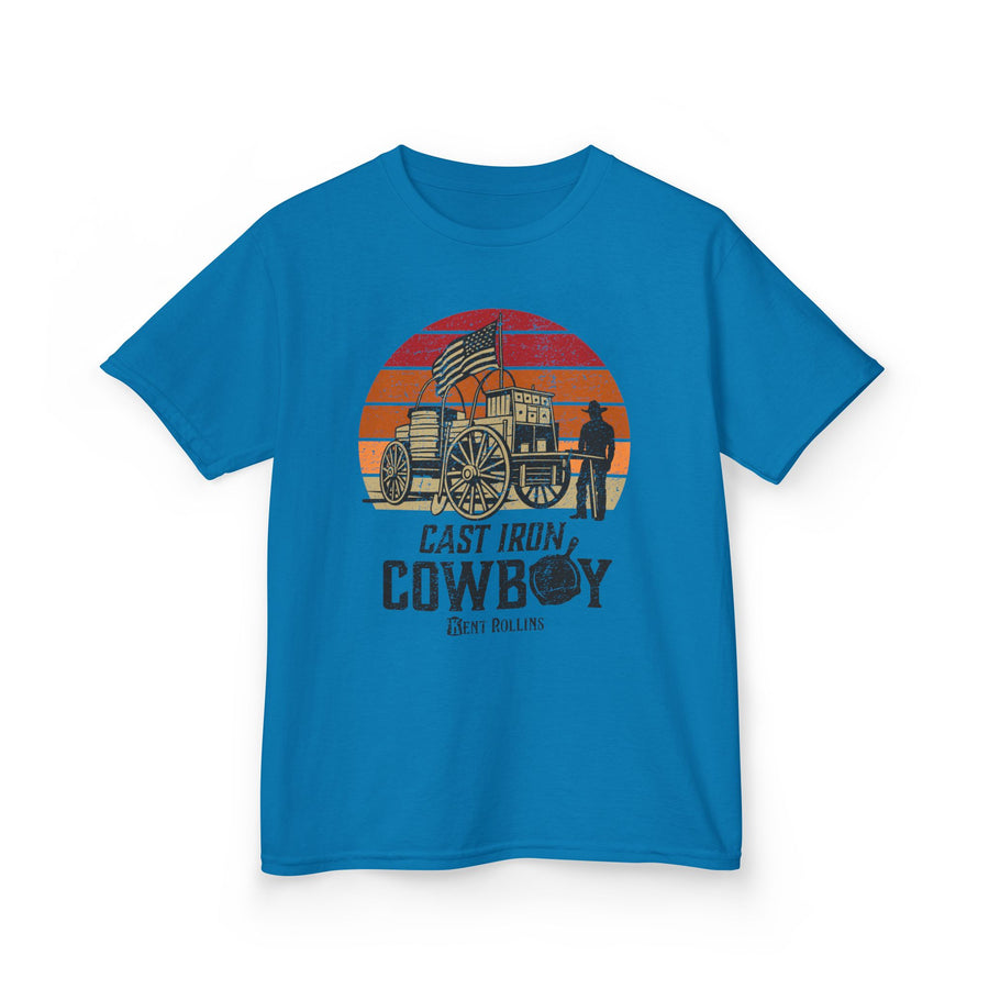 Cast Iron Cowboy Kids Heavy Cotton Tee