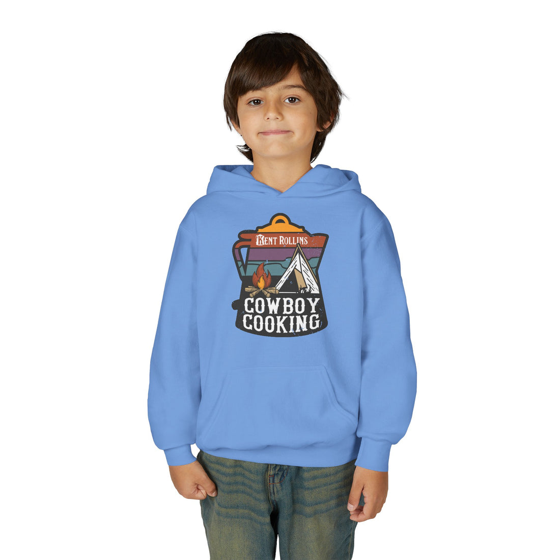 Youth Cowboy Cooking Hooded Sweatshirt