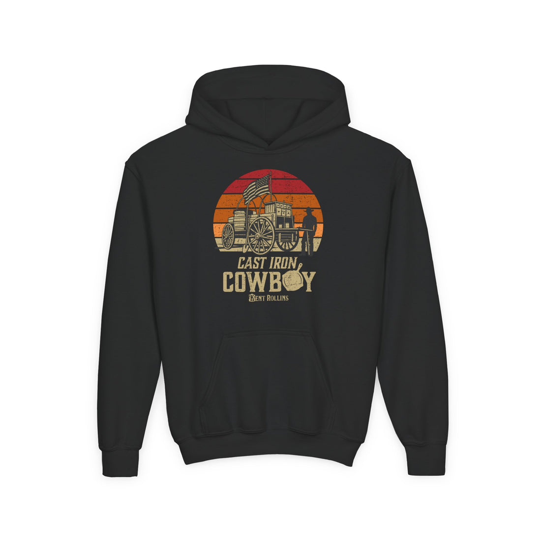Cast Iron Cowboy Kids Hoodie