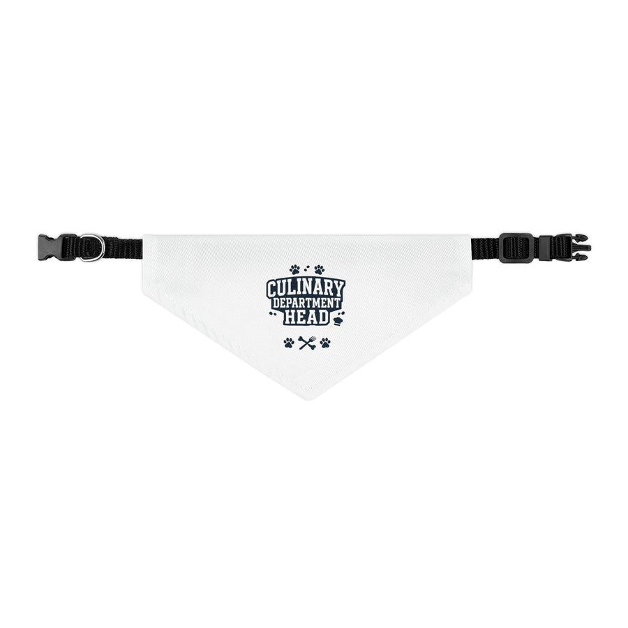 Culinary Department Head Pet Bandana Collar
