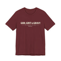 God, Grit & Gravy Tee