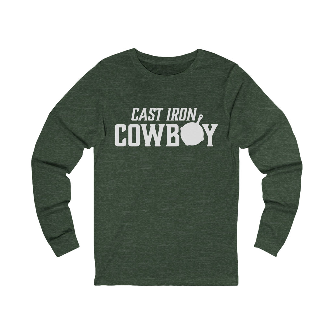 Cast Iron Cowboy Logo Long Sleeved Tee