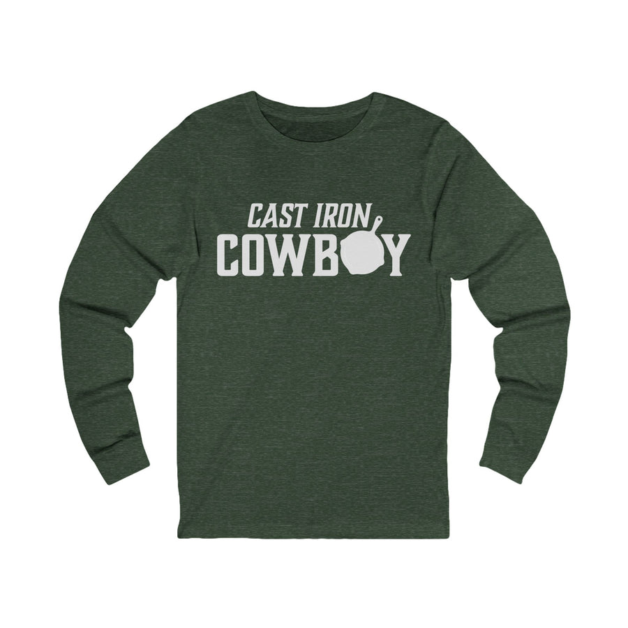 Cast Iron Cowboy Logo Long Sleeved Tee