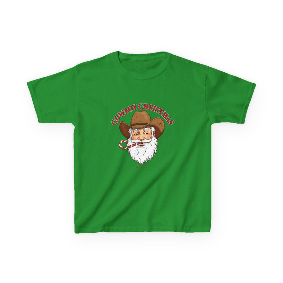 Cowboy Christmas' Santa - Youth Tee; Kids Sizes