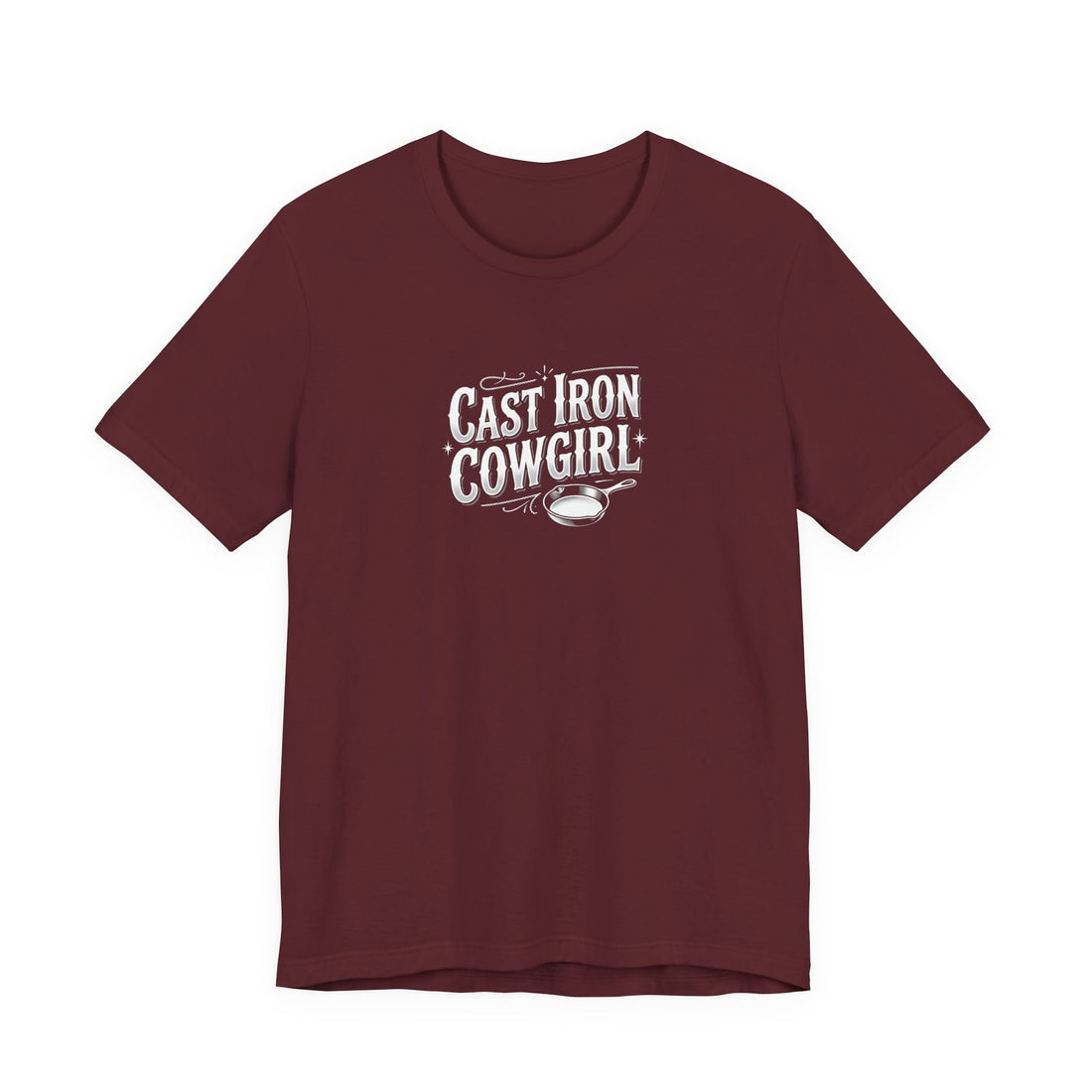 Cast Iron Cowgirl T-Shirt — Adult Unisex Classic Fit