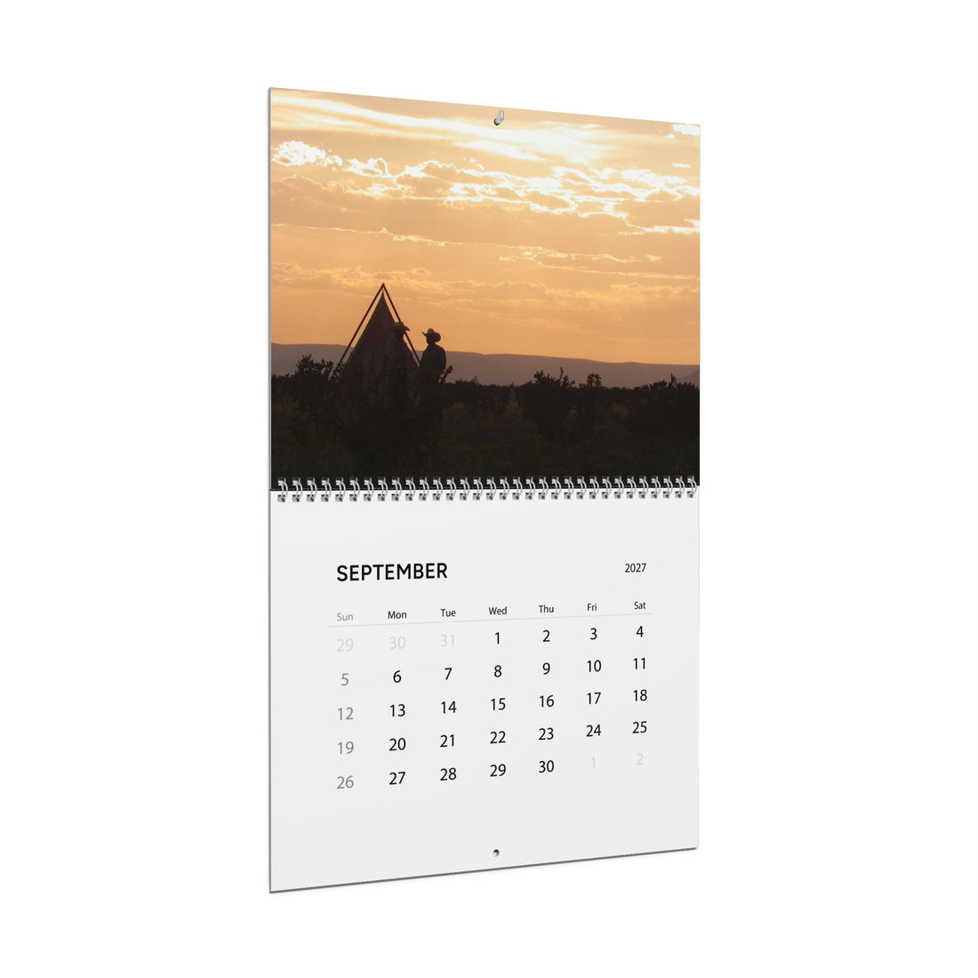 Kent Rollins Cowboy Cooking 2027 Wall Calendar - Original Photos by Shannon Rollins