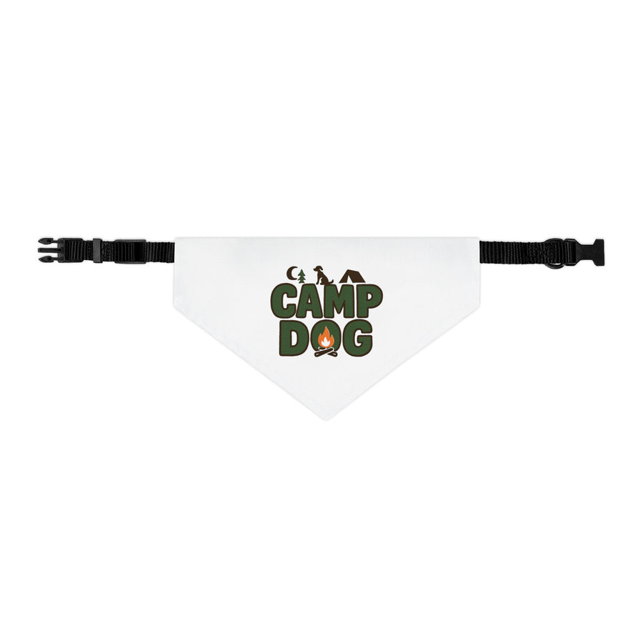 Camp Dog Pet Bandana Collar