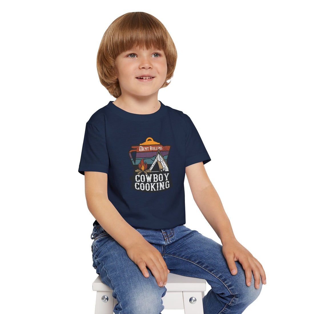 Cute Cowboy Cooking Toddler T-shirt