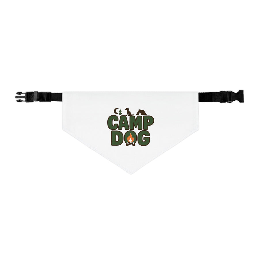 Camp Dog Pet Bandana Collar